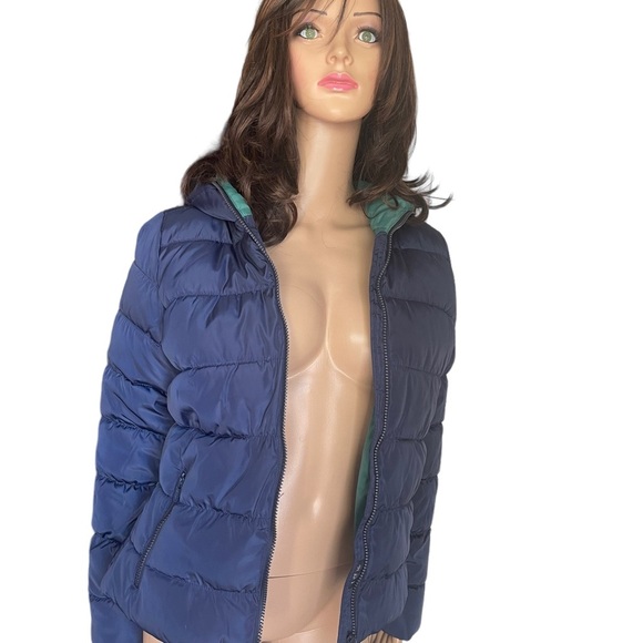 New! Zara - warm TRF hooded puffer jacket size M - Picture 4 of 12